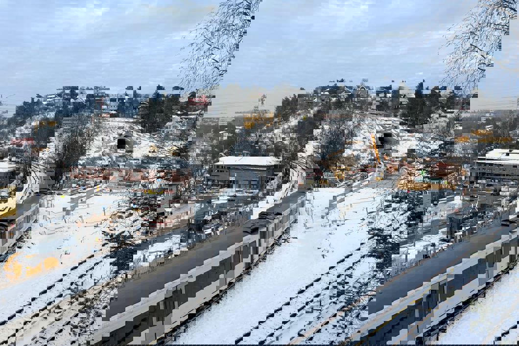 Nye spor: De nye T-banesporene fra Brynseng gjennom nye Hellerudtunnelen (oppe til høyre) skal bygges av Steconfer. FOTO: Sporveien AS