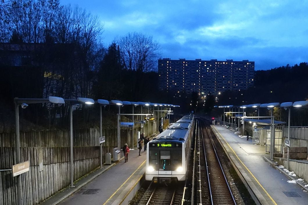 I sommer skal Sporveien utføre omfattende oppgraderinger på Grorudbanen. Foto: Sporveien